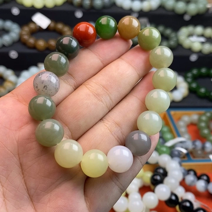 岁***月手串未镶嵌和田玉Q卡12