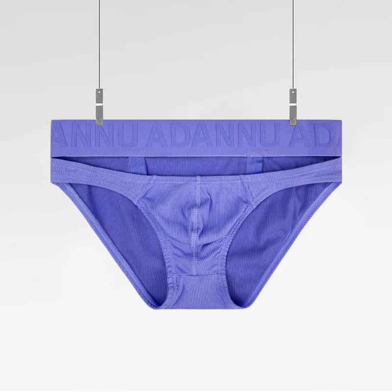 男士马卡龙配色镂空时尚性感纯欲个性透气低腰三角裤