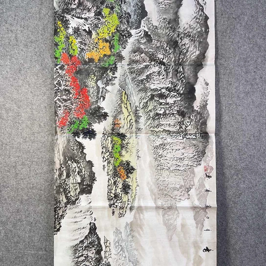 国画996 花鸟在此鸣叫时还要一