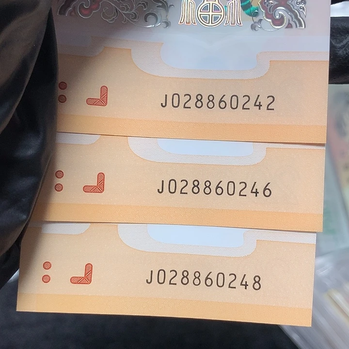 塑料龙钞全偶三张按图发货