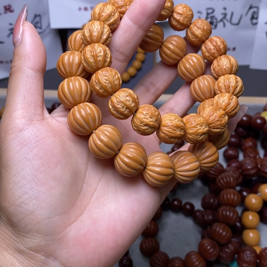 手串文玩核桃京八棱瓜珠
