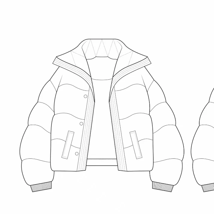 【皮蛋推荐p家拼接三角标长款羽绒服