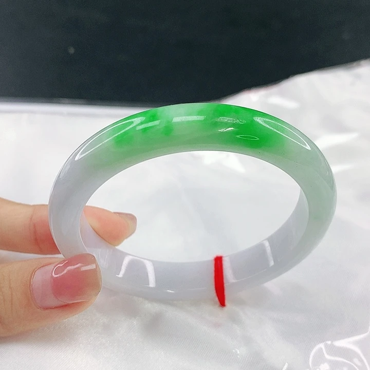 翡翠未镶嵌手镯圈55，18014