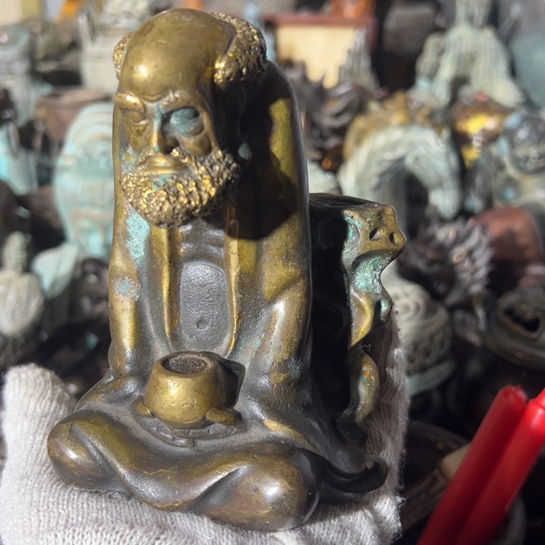 赴***人达摩鎏金一位包邮