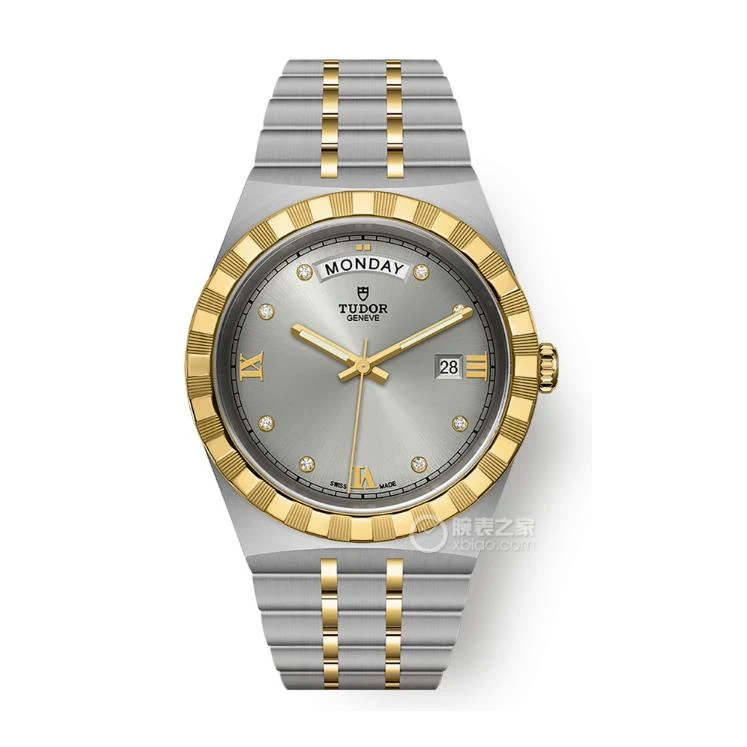 99新 TUDOR/帝舵 皇家系列28603/银钻/41mm/全套