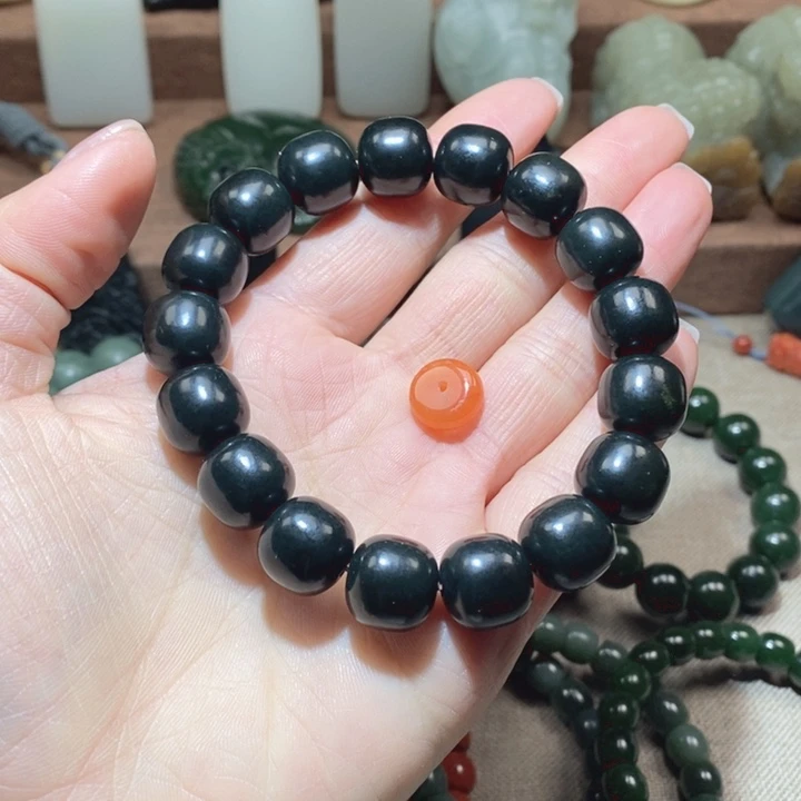 和田玉挂件未镶嵌段*