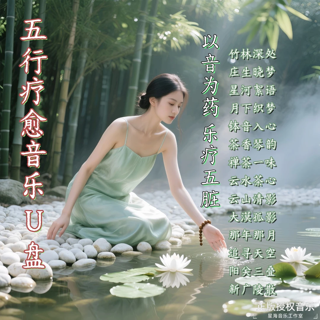2025新款五行/五音疗愈音乐汽车载U盘无损MP3 失助眠解压缓解压力