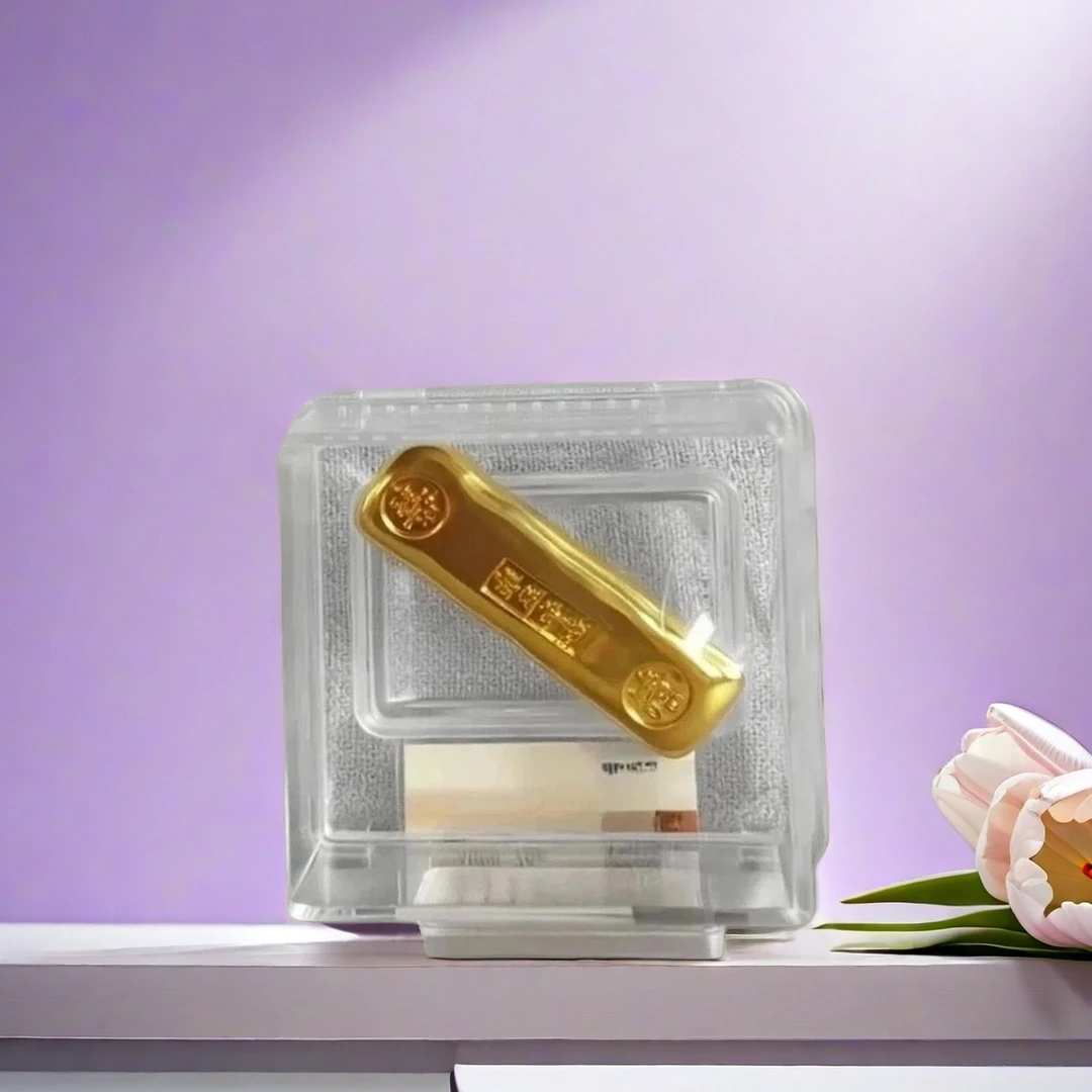 【振天集团】实心金色长条福禄寿喜财摆件