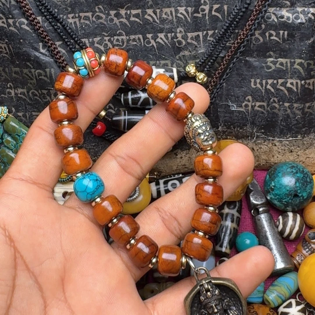 金刚菩提手串牦牛骨