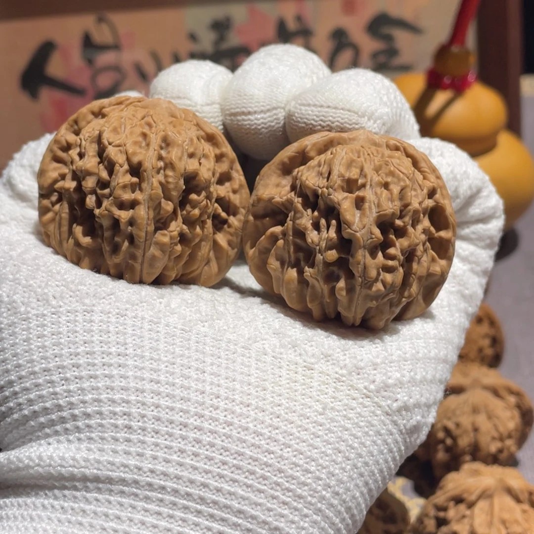 把件文玩核桃42四座楼A523