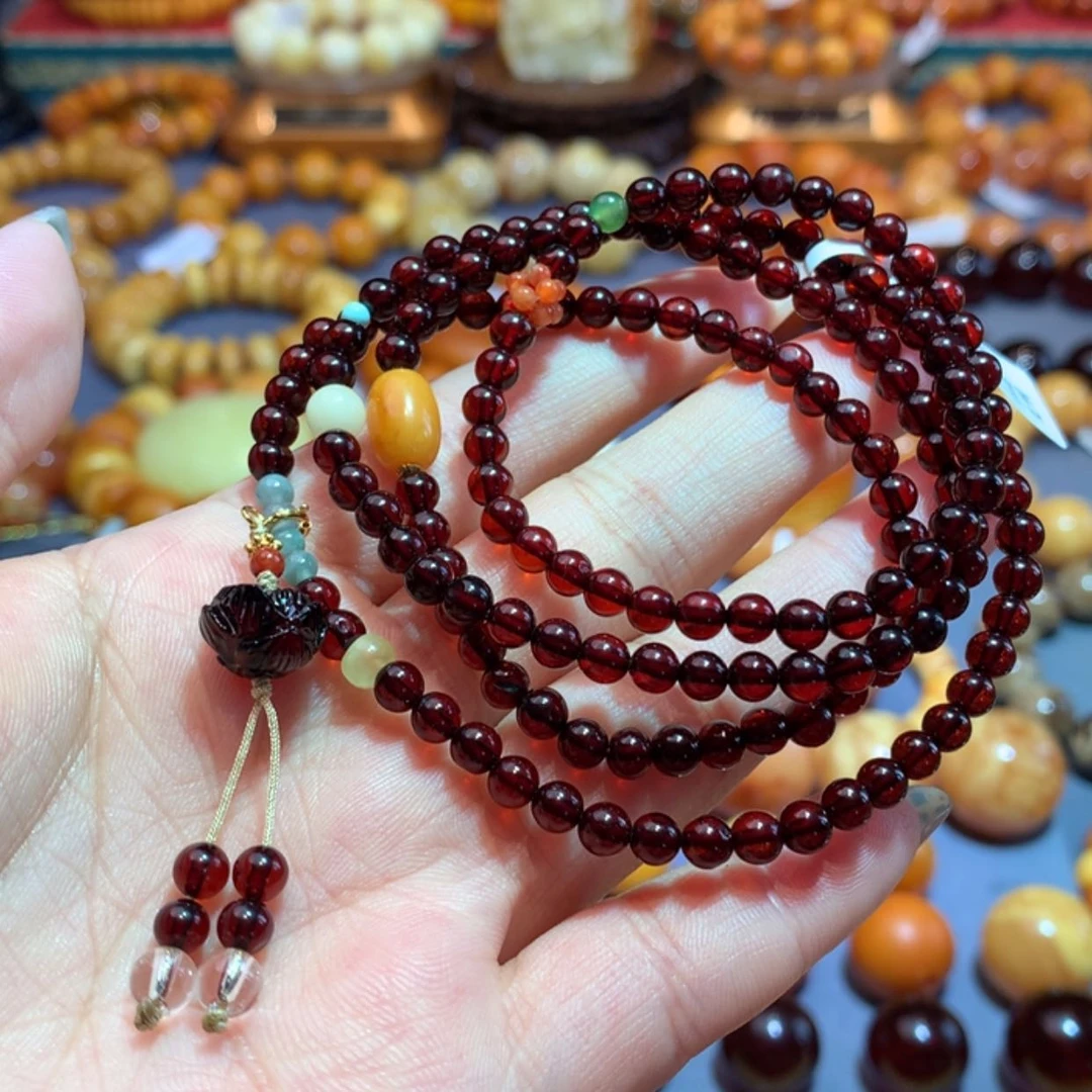 【闪购商品】未镶嵌血珀手链血珀手链