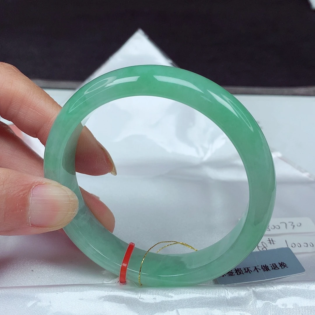 未镶嵌手镯翡翠58圈 0730