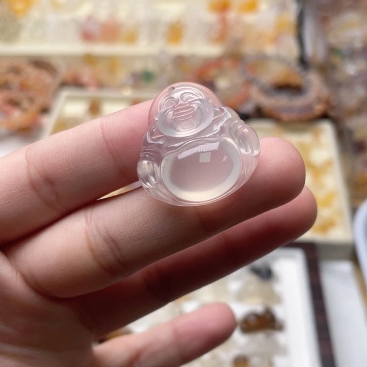 未镶嵌玛瑙佛公玛瑙/玉髓