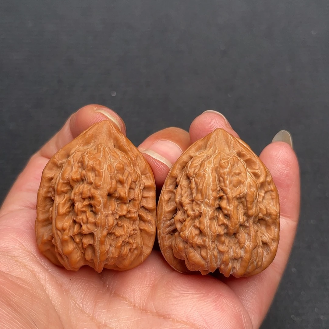 猴头核桃把件33×33×40全品头茬赤龙鸡心XM3435