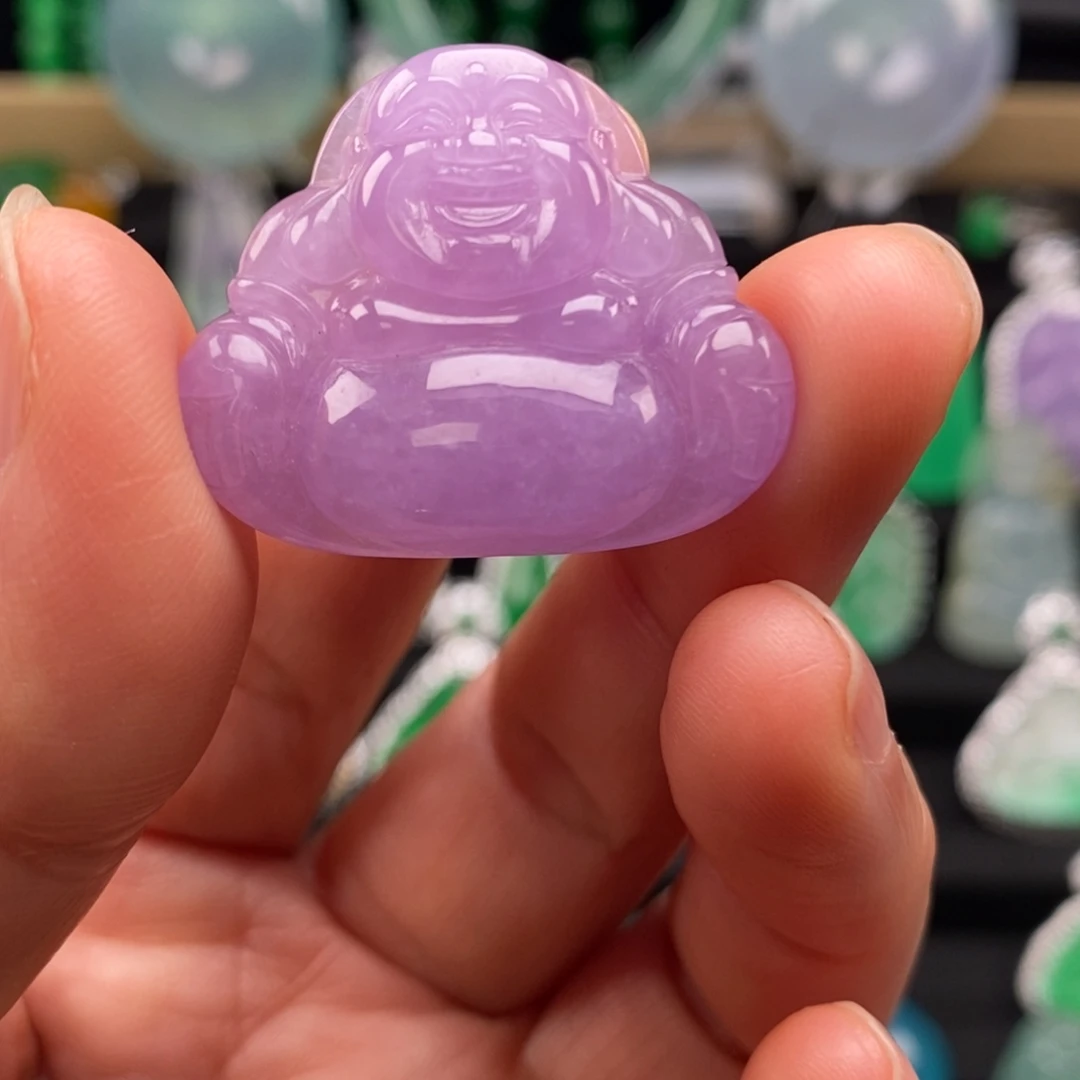 U***材正冰浓粉紫大佛公