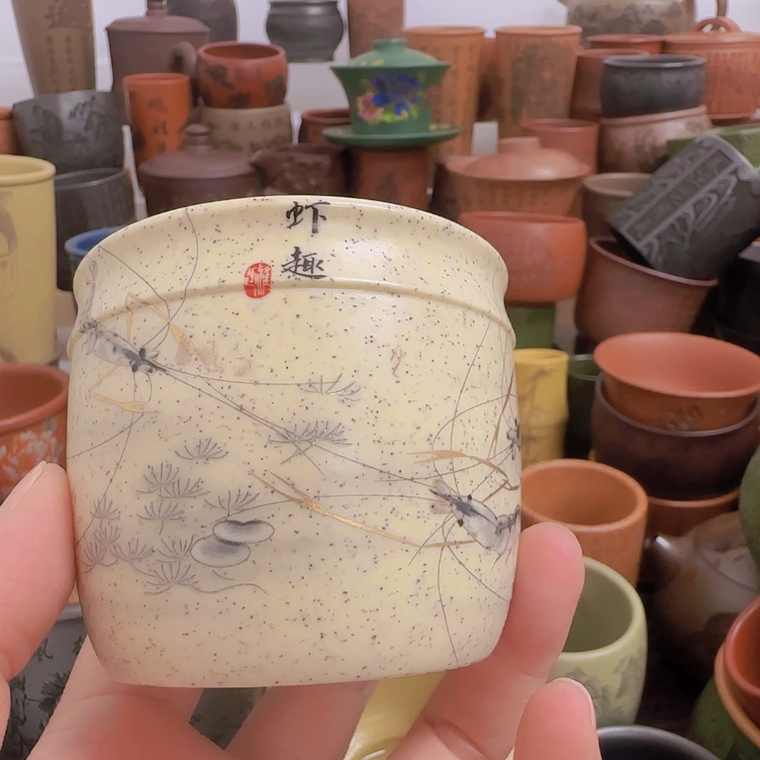 茶杯紫砂紫砂主人杯大放漏！