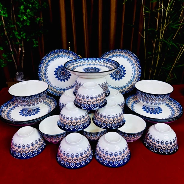 新疆包邮家用复古饺子盘yeglik 18 tallik bir to