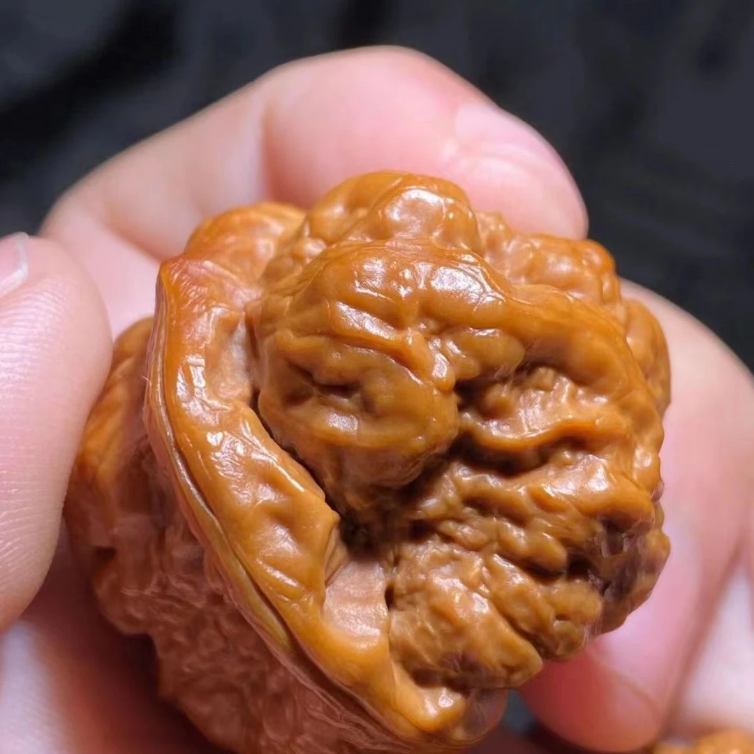 精对文玩核桃四座楼狮子头手把件虎头麒麟纹手盘桃核手串男款盘玩