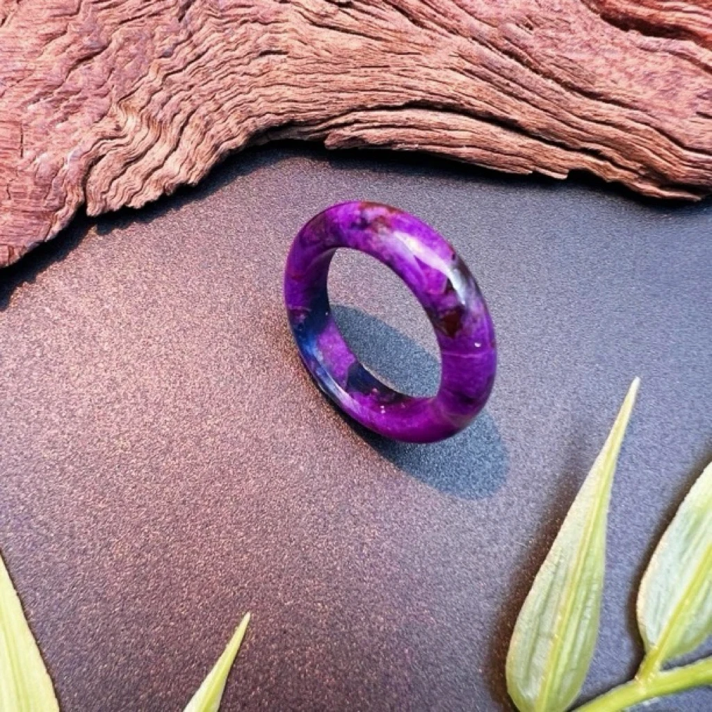 【圣芭黎】天然舒俱来指环高品阶帝王紫多样性发一D2205