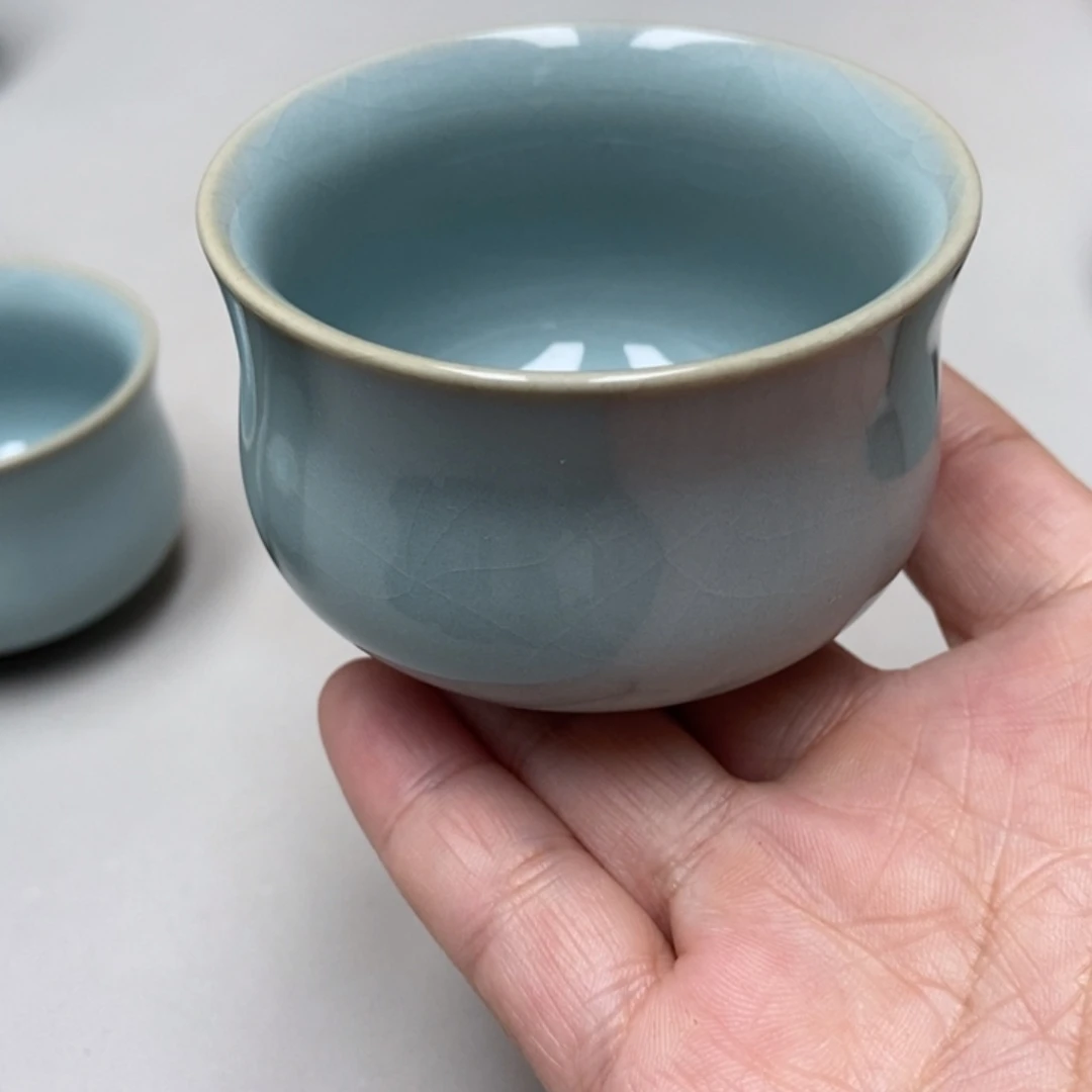 瓷支钉元宝杯带礼盒