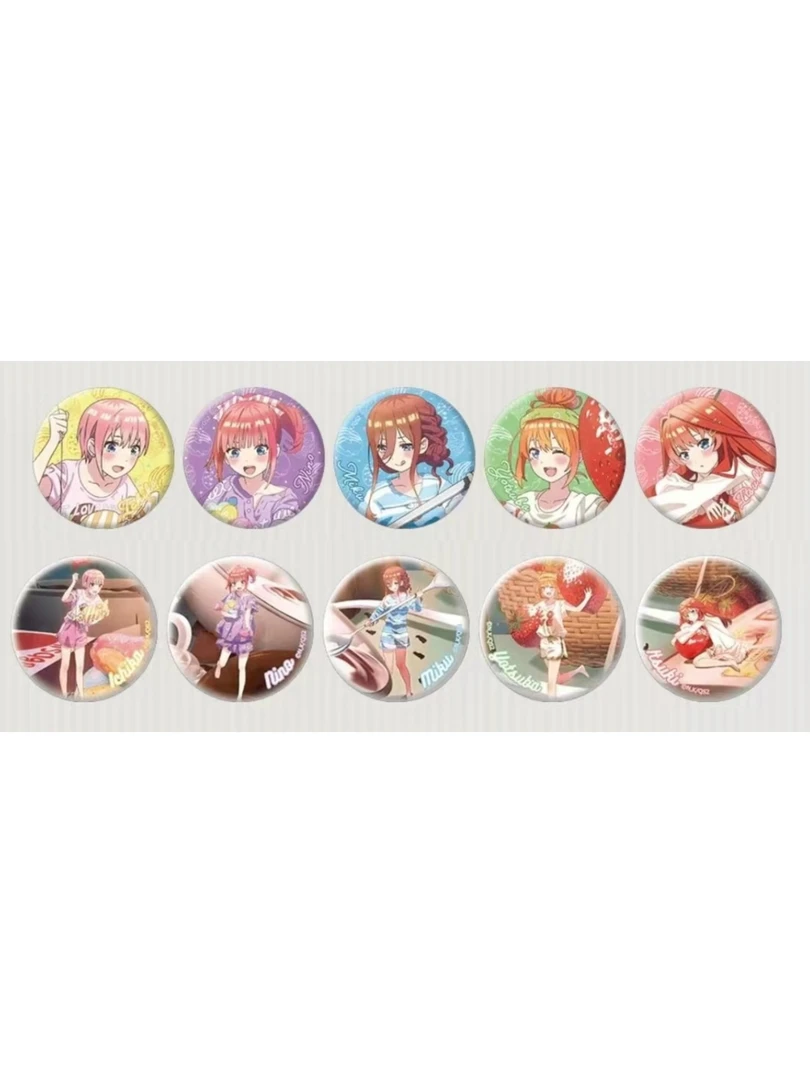 【五等分花嫁】月夜果子工坊最新吧唧 （散池盲盒）