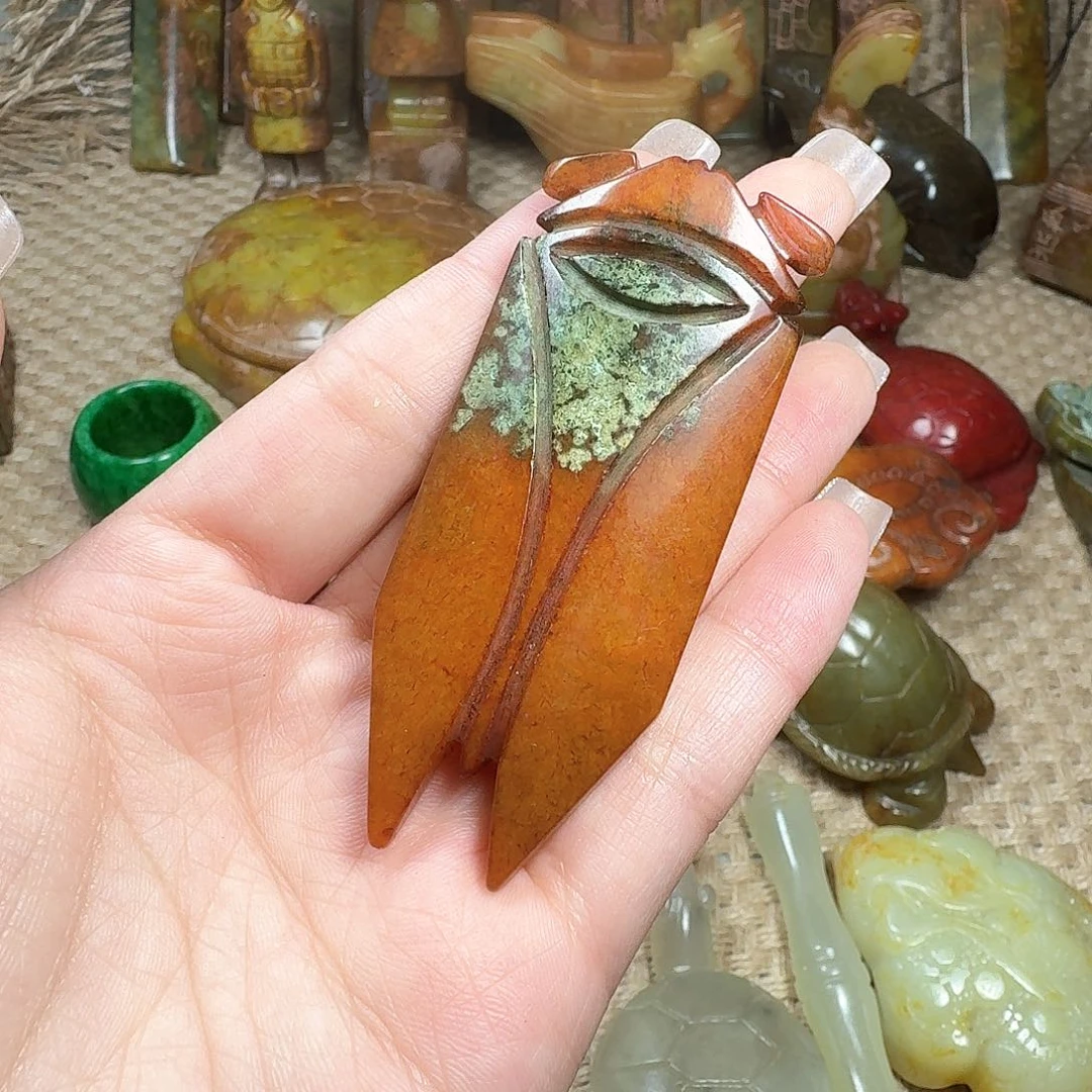 白玉菩提吊坠挂件