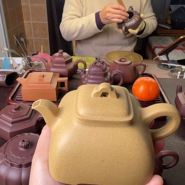 品****茶壶紫砂段泥孤菱