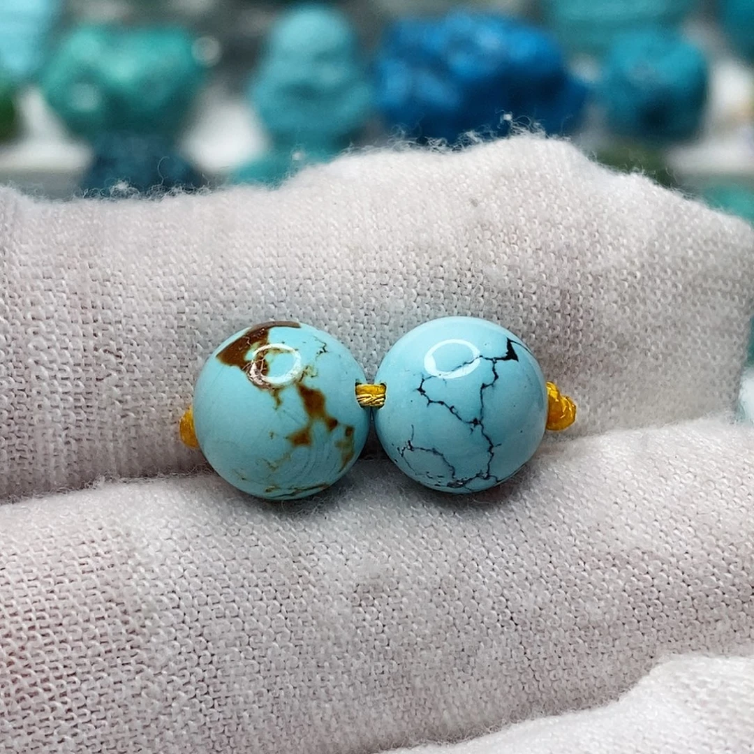 绿松石未镶嵌天然原矿 地大质检