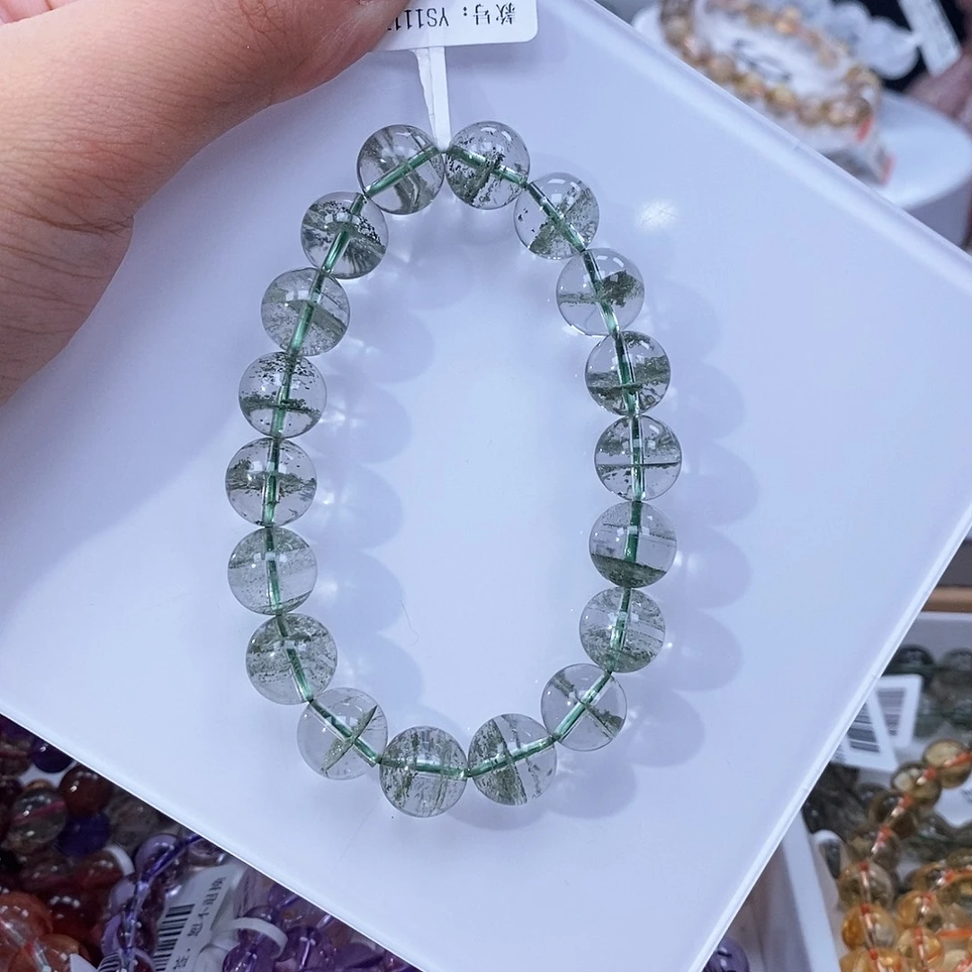 水晶手串未镶嵌绿