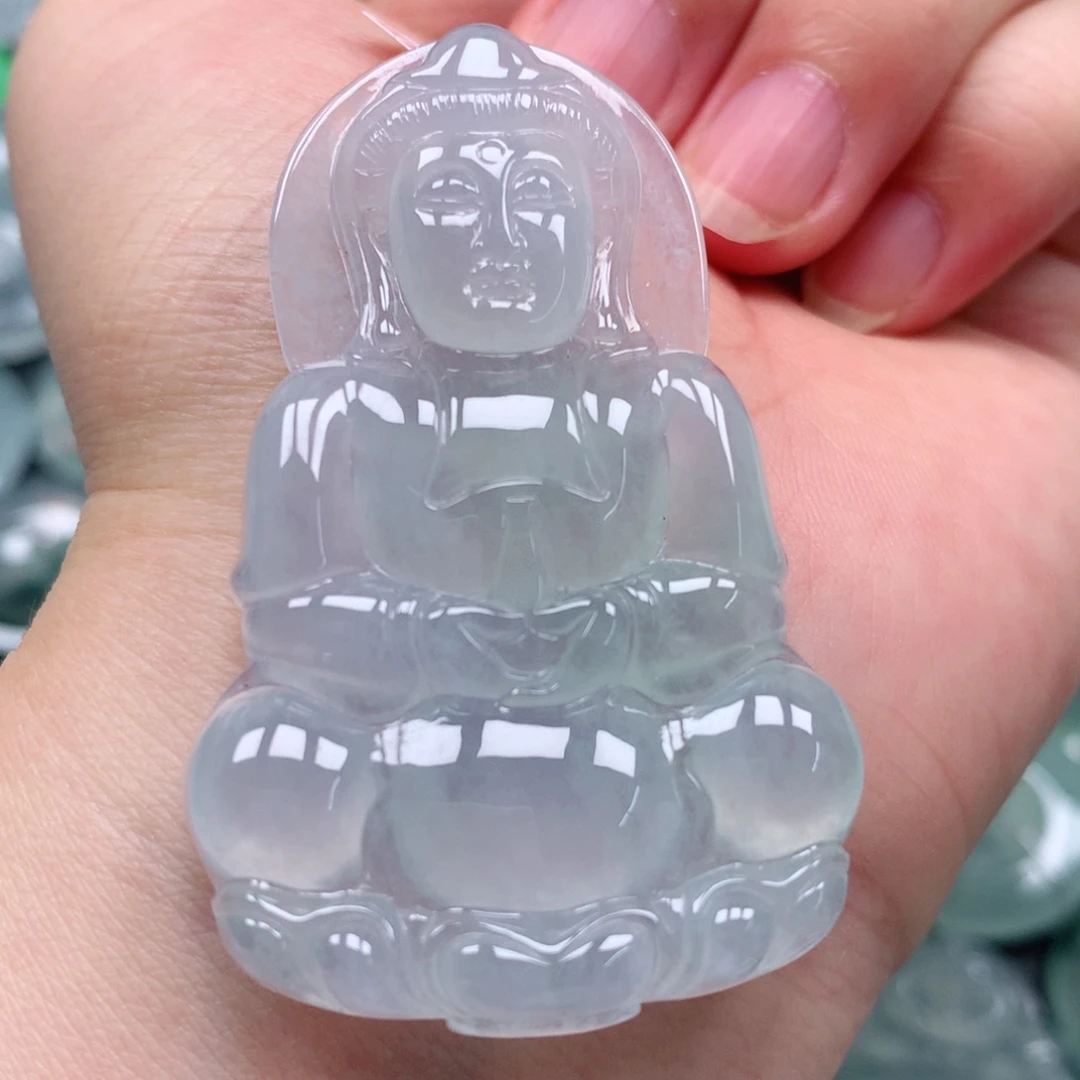 颈饰未镶嵌翡翠天然翡翠