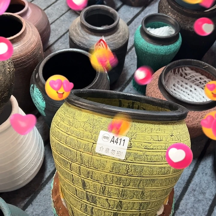黄色小缸高20口20默认打孔