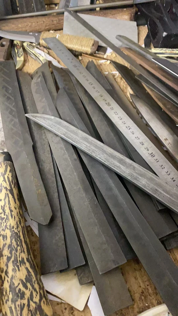 玉鋼刀剑条子断条未开刃