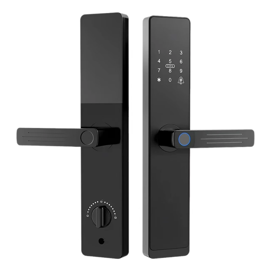 一握开指纹密码家用智能门锁安全支持刷卡钥匙手机远程开锁