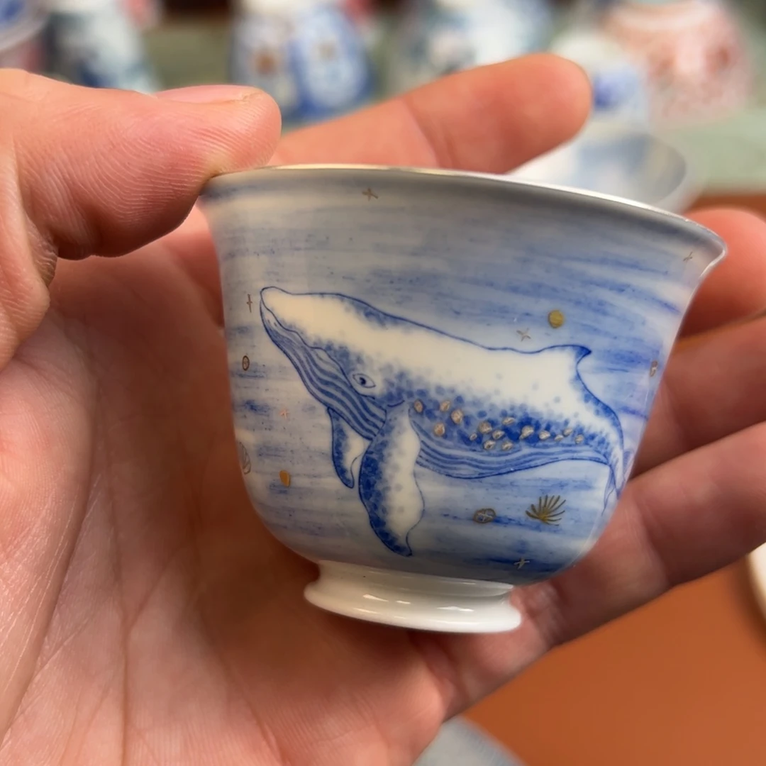 瓷片哈****y景德镇瓷器手工手绘