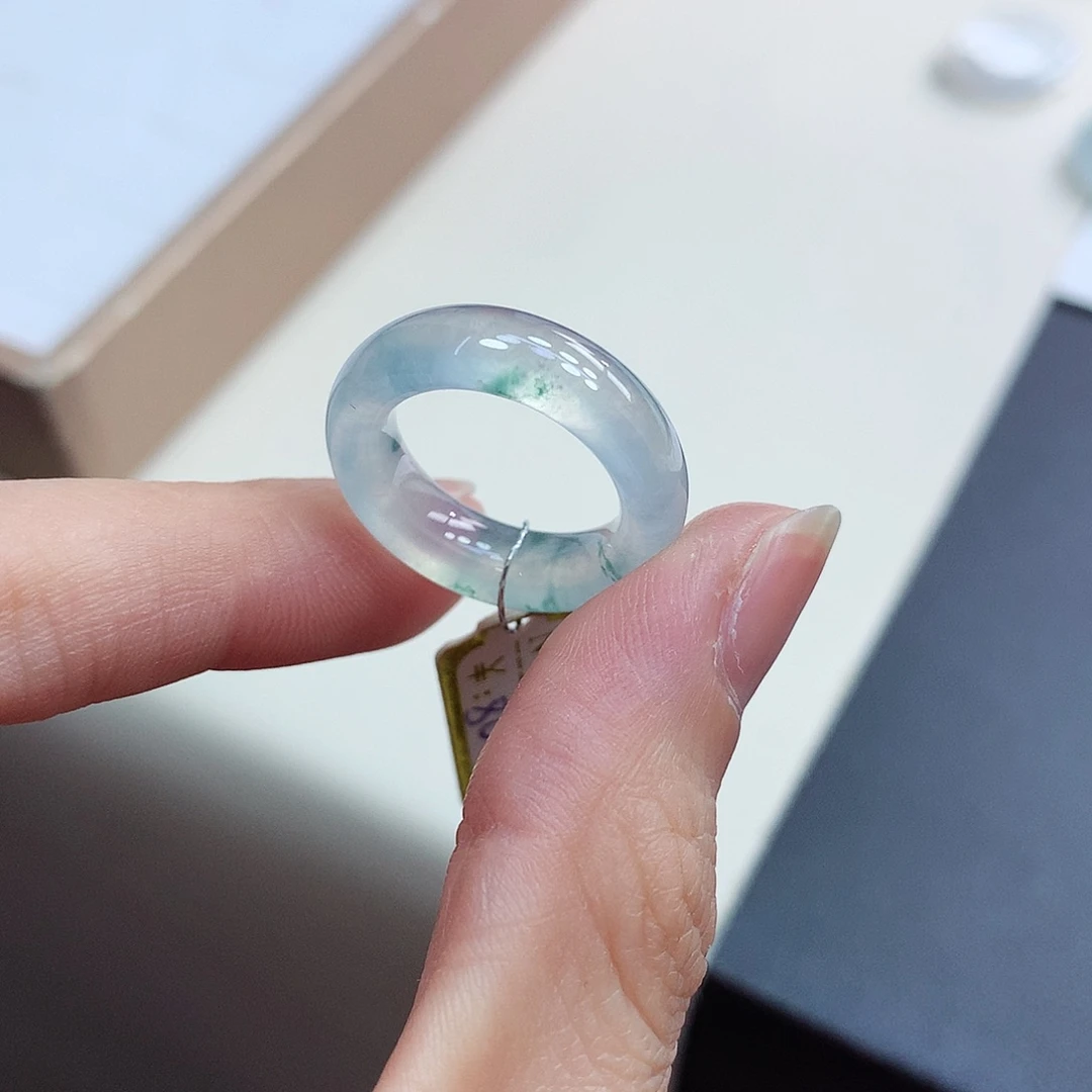 翡翠戒指未镶嵌10号