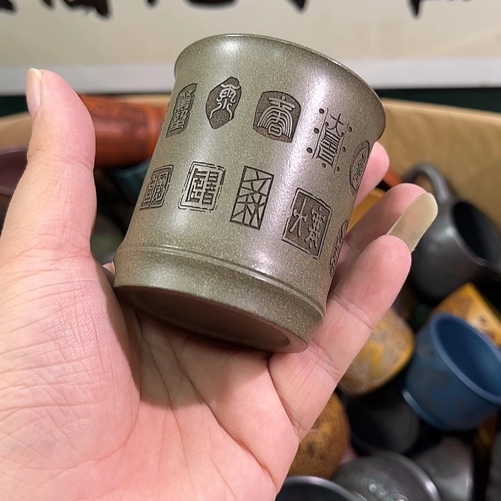 茶杯紫砂全手工紫砂主人杯
