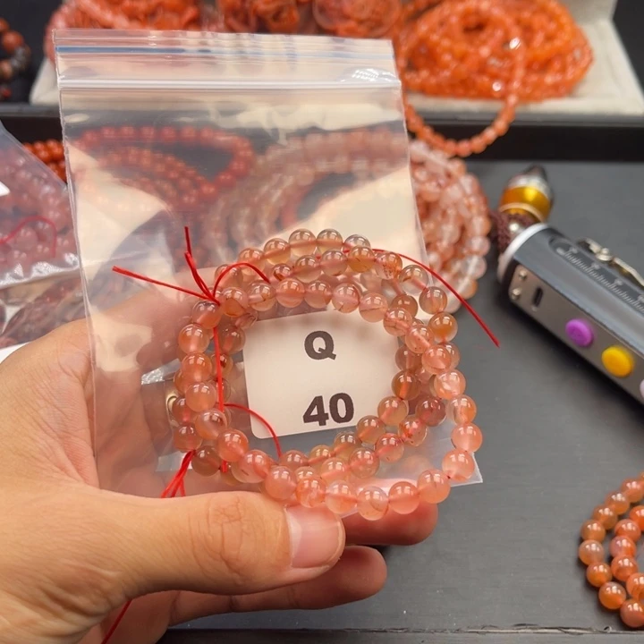 南红玛瑙未镶嵌多样性发货默认微瑕称重7mmx3