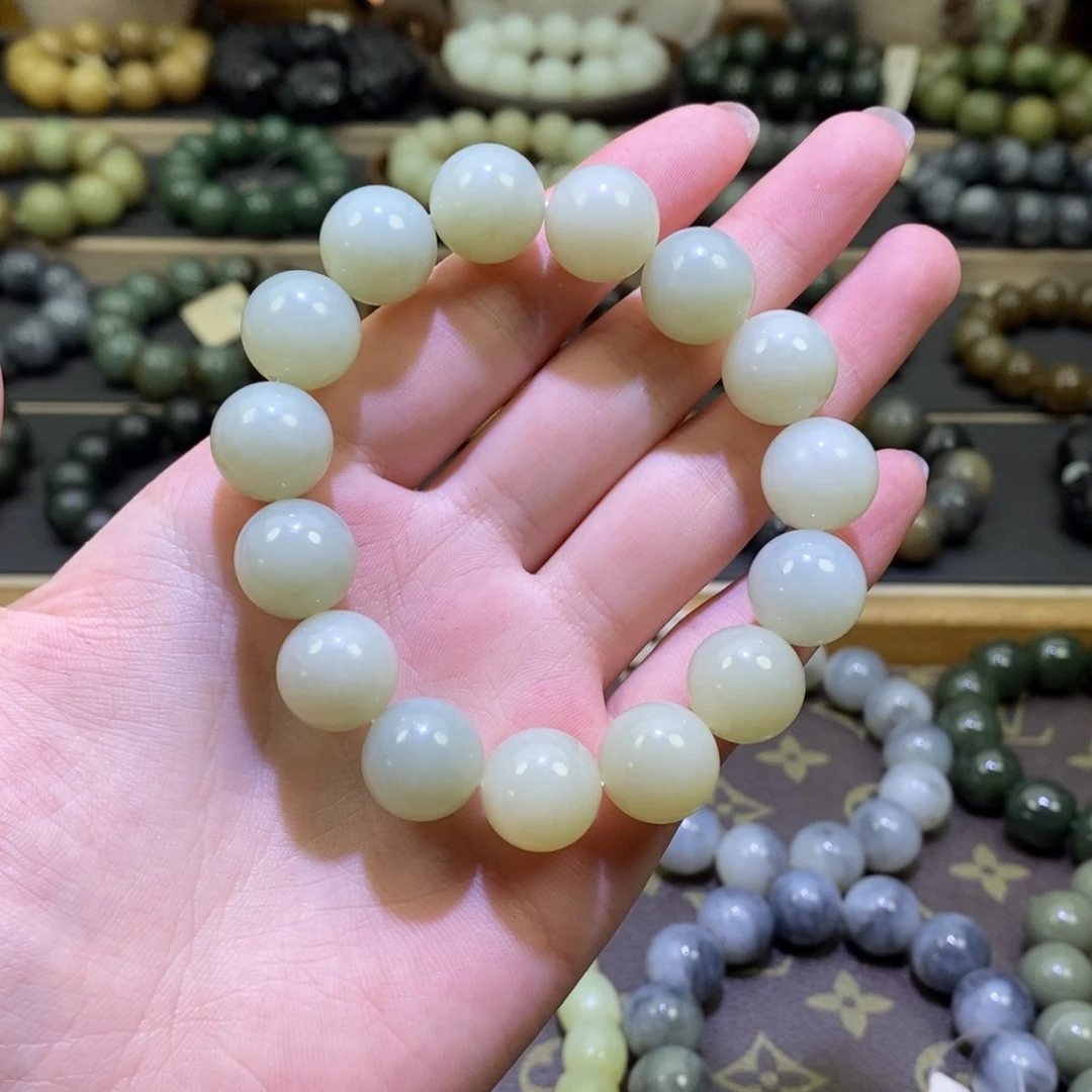 和田玉手串未镶嵌