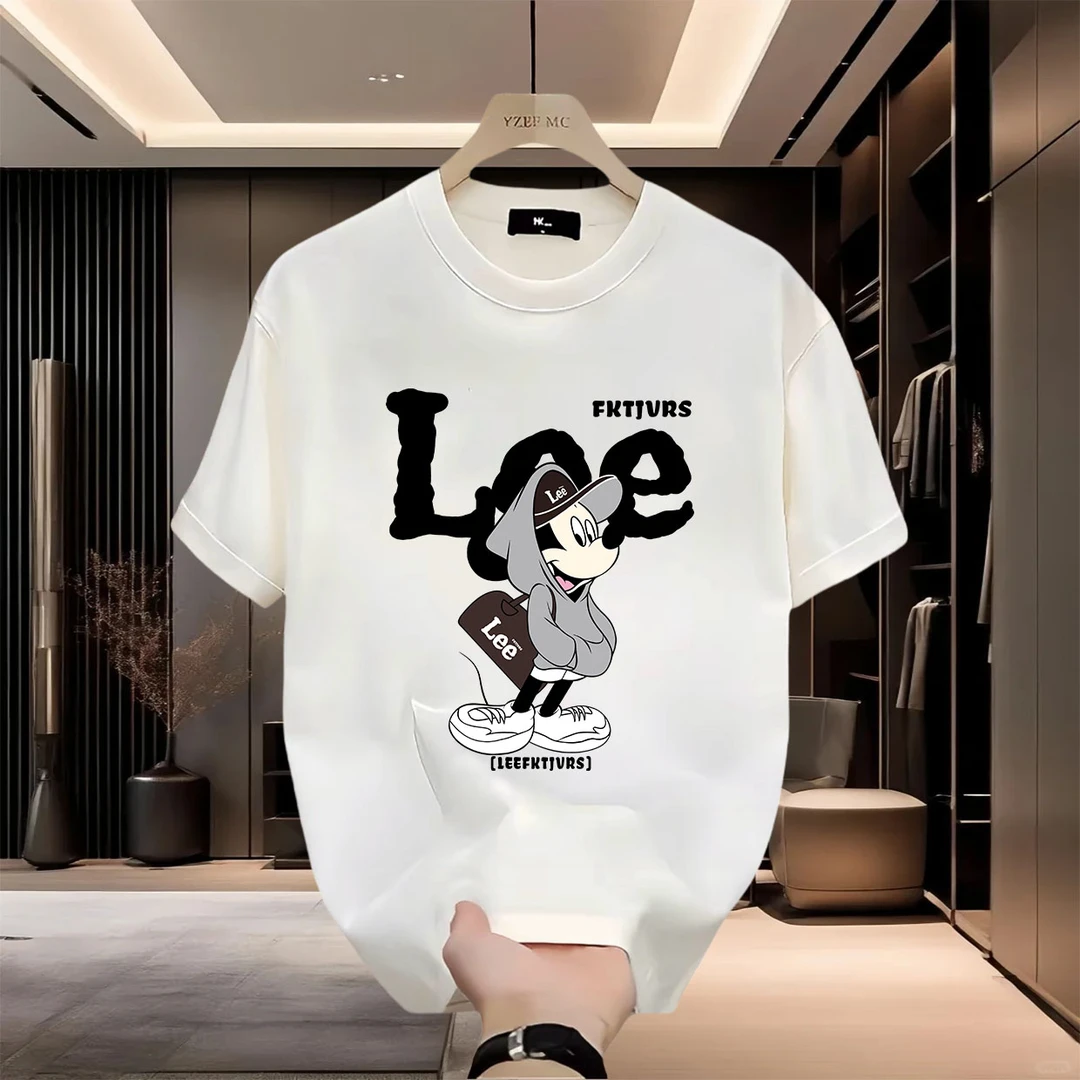 美式痞帅重磅纯棉短袖T恤青年男女款夏季ins潮牌街头时尚百搭上衣