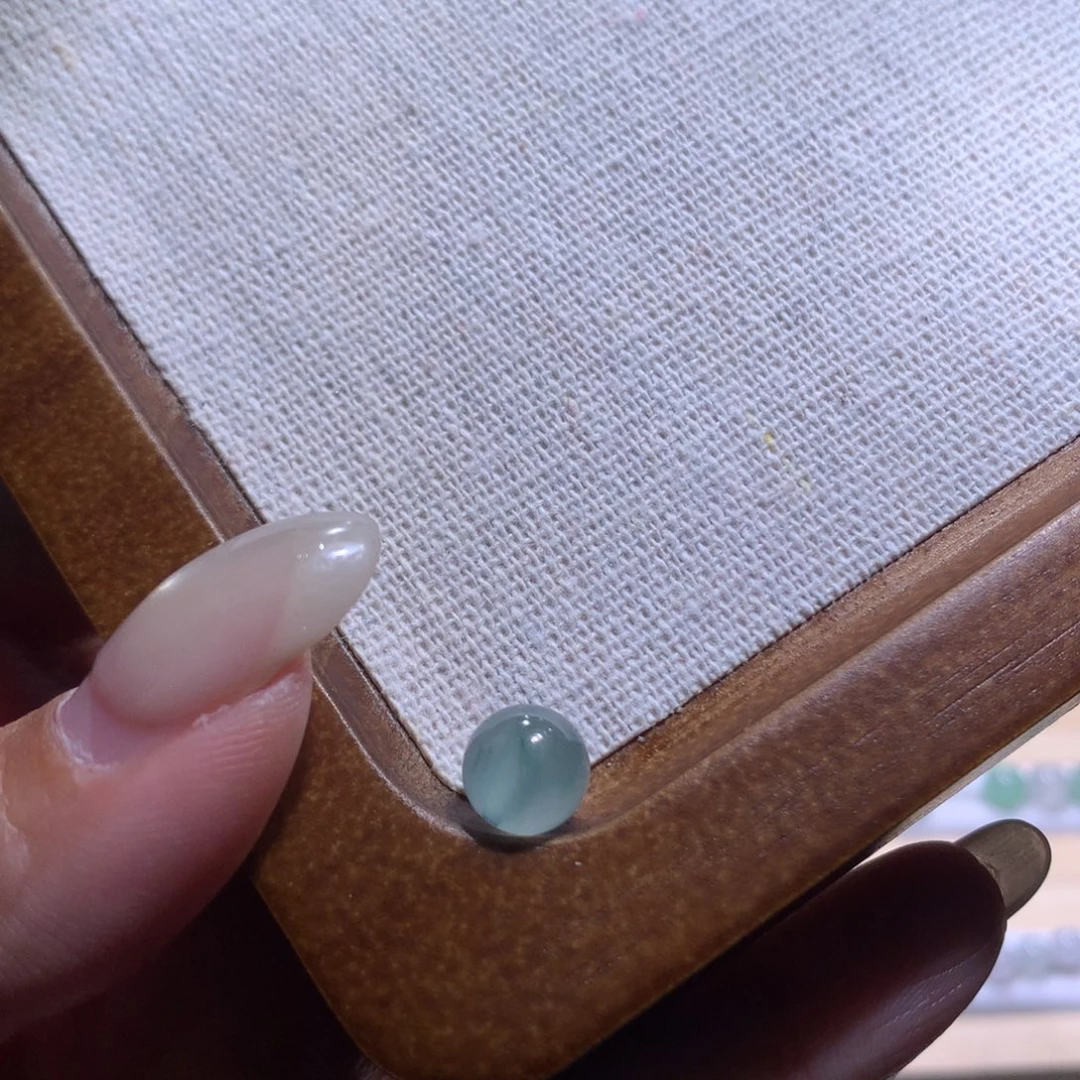 翡翠散珠特价高冰蓝飘花卡8