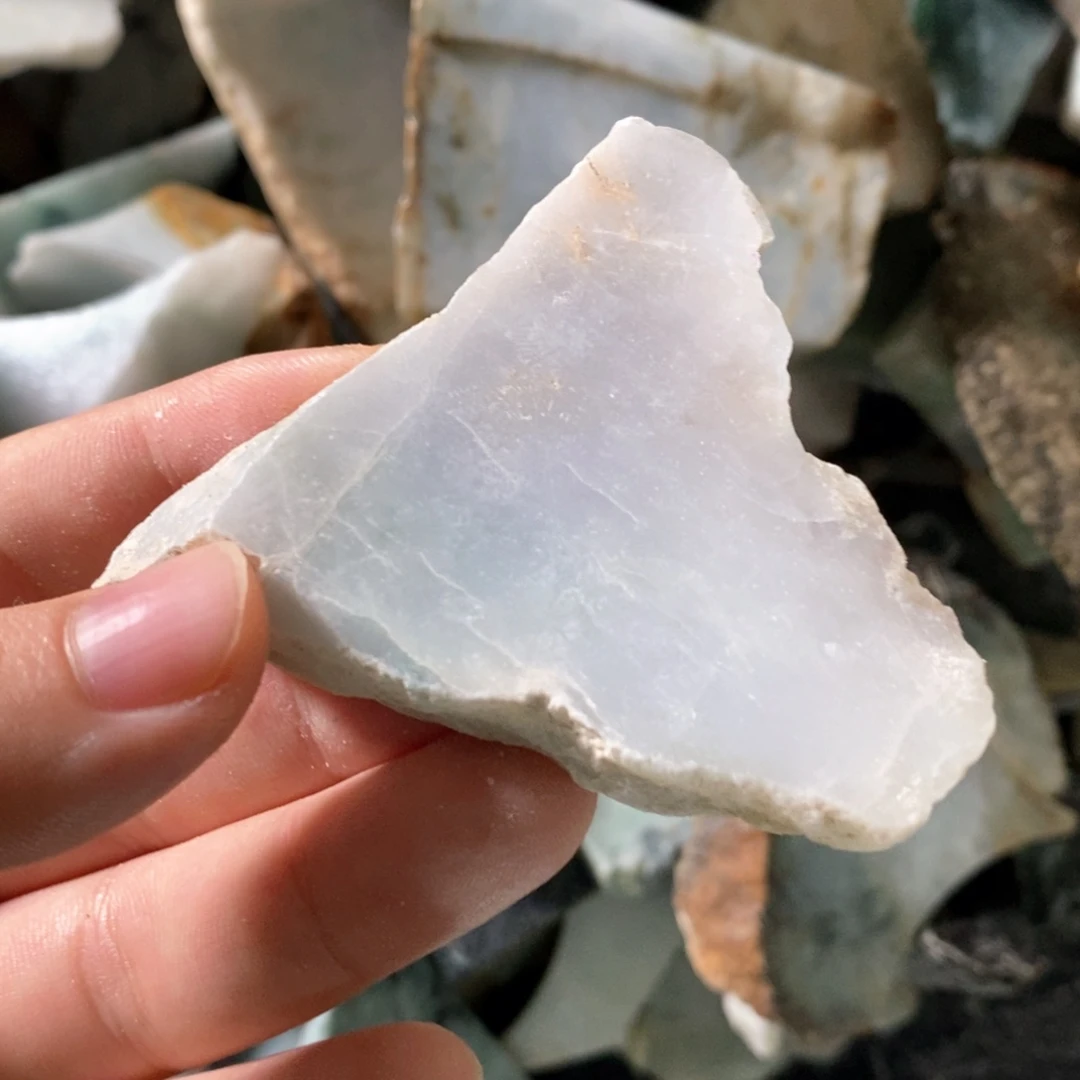 颈饰未镶嵌翡翠天然翡翠