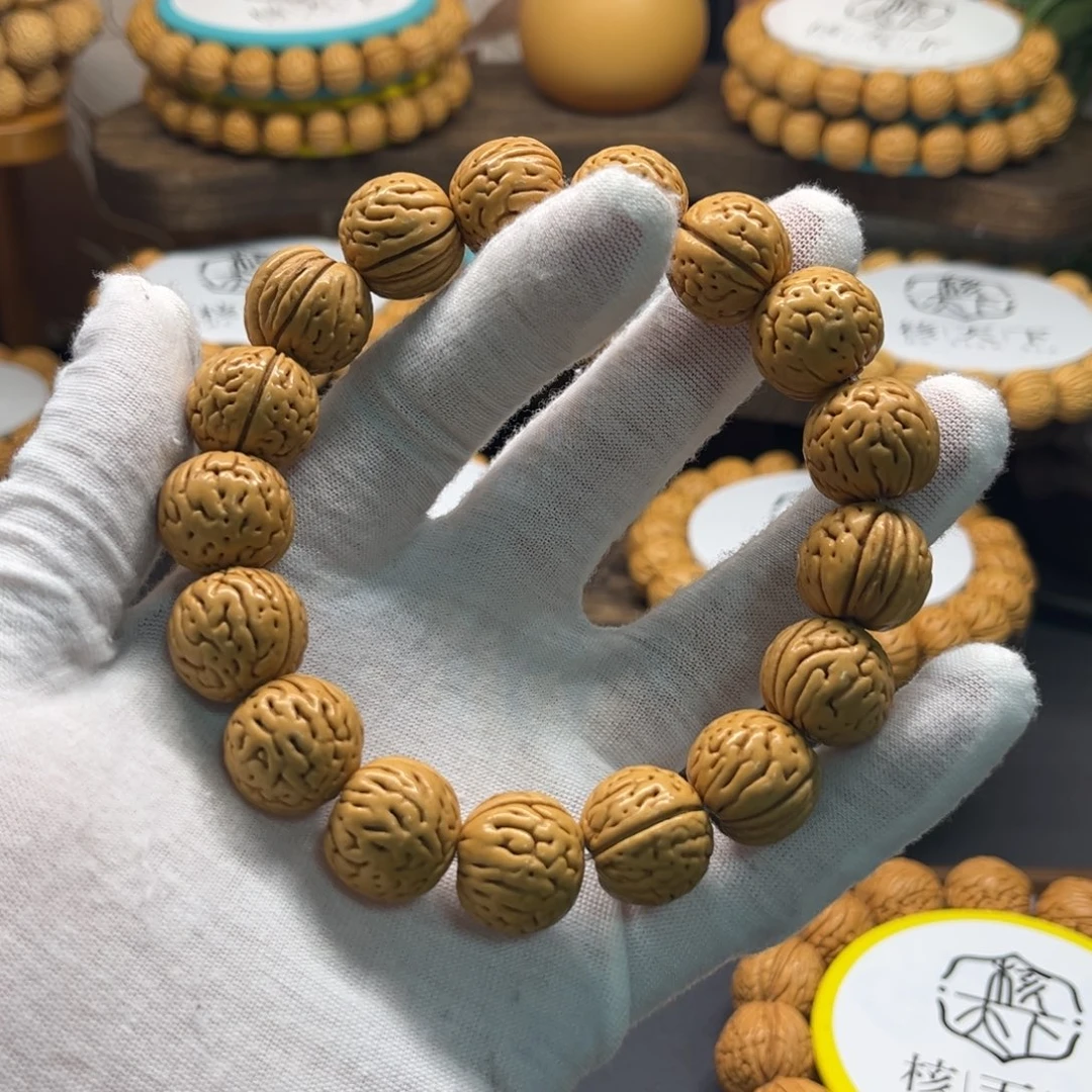 桃核手串盘锦铁核肌肉