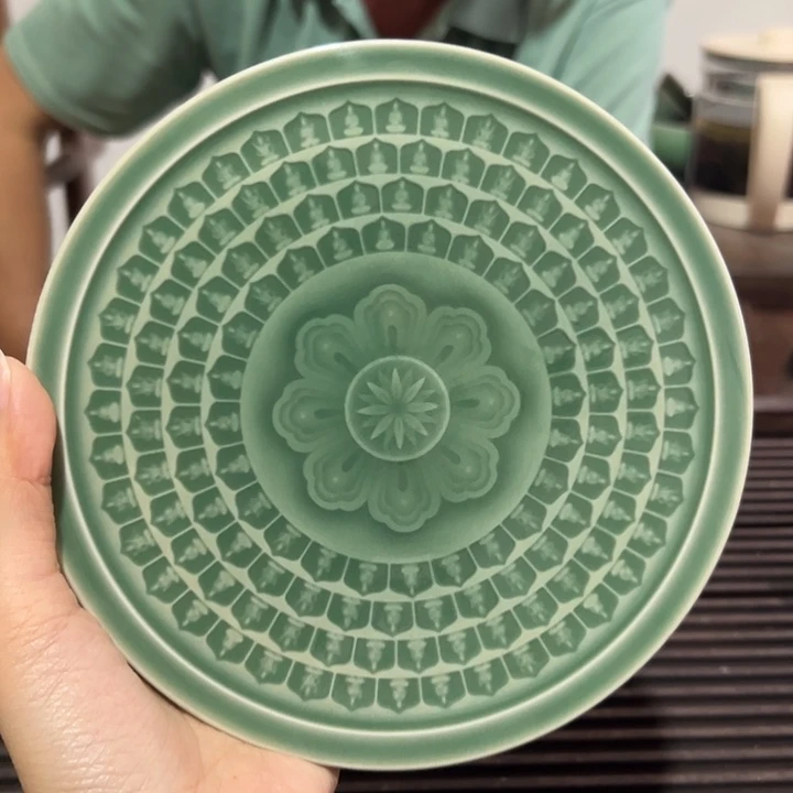 龙泉云间青瓷小米茶器