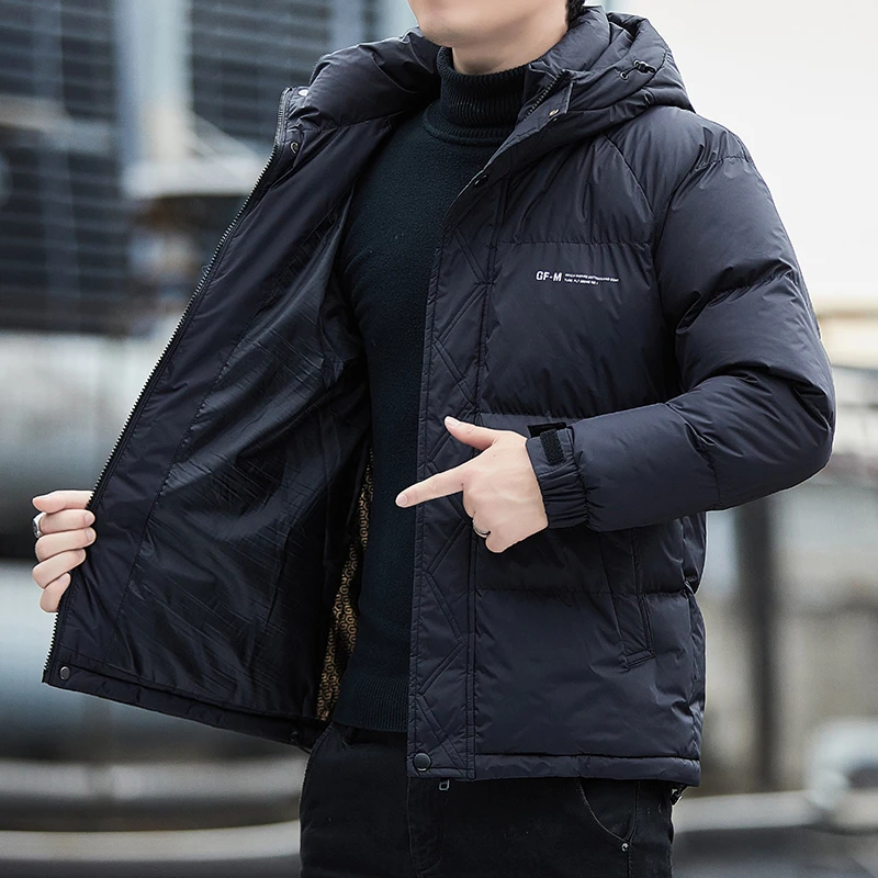 稻草人黑金石墨烯保暖休闲棉衣男士秋冬季2025新款服潮流加厚帅气