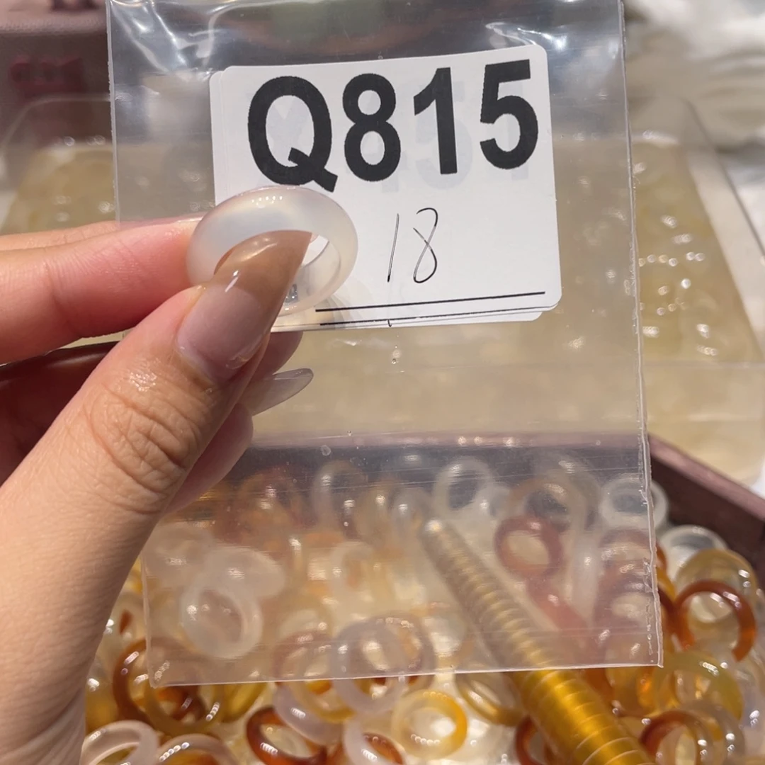玛瑙/玉髓未镶嵌戒指815