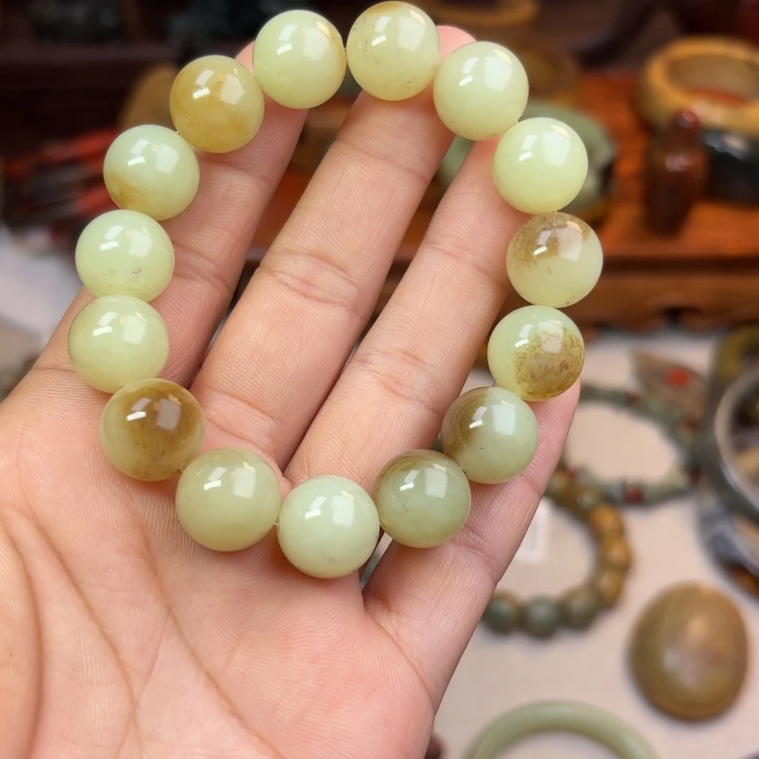 和田玉手链未镶嵌小*