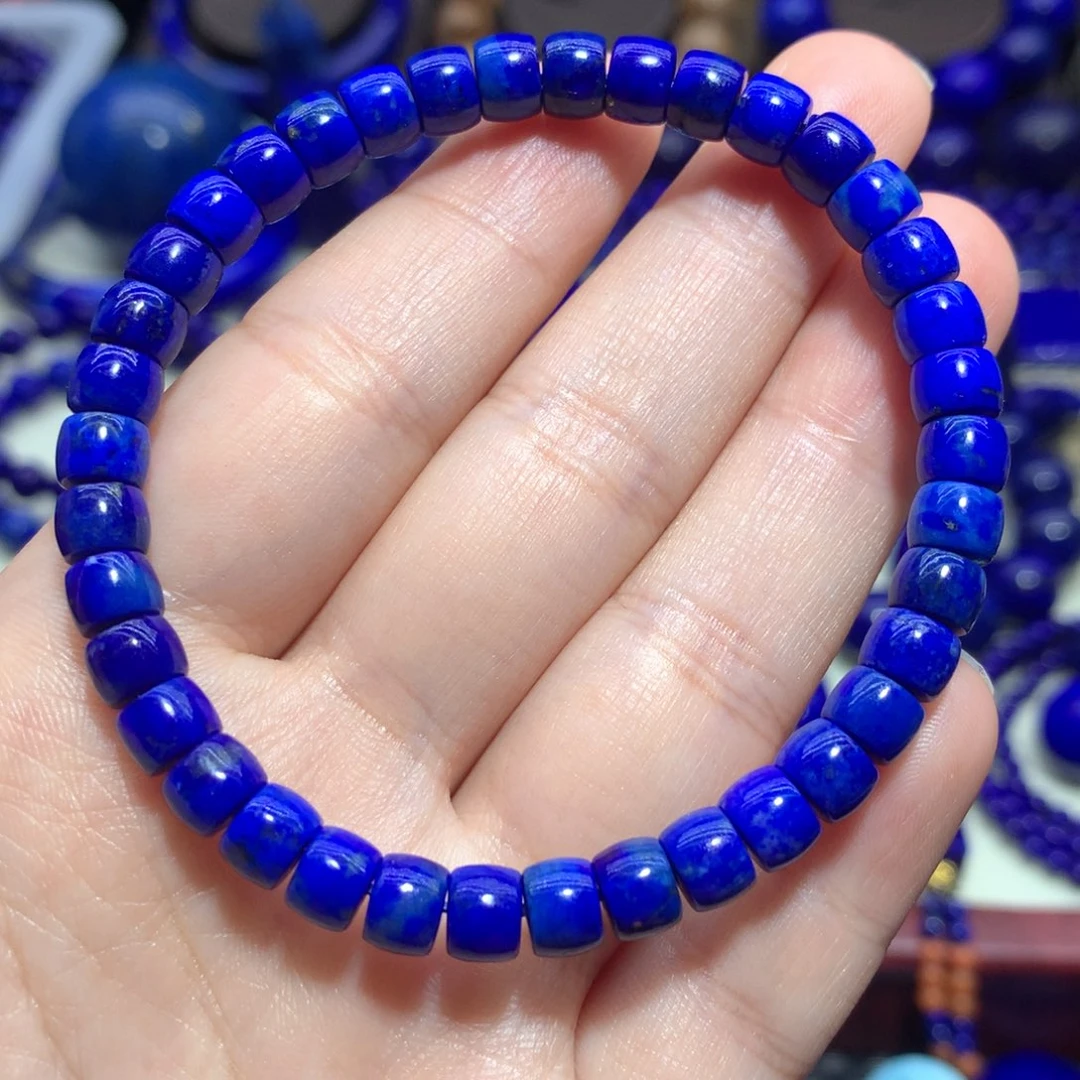 未镶嵌青金石6m直切手链