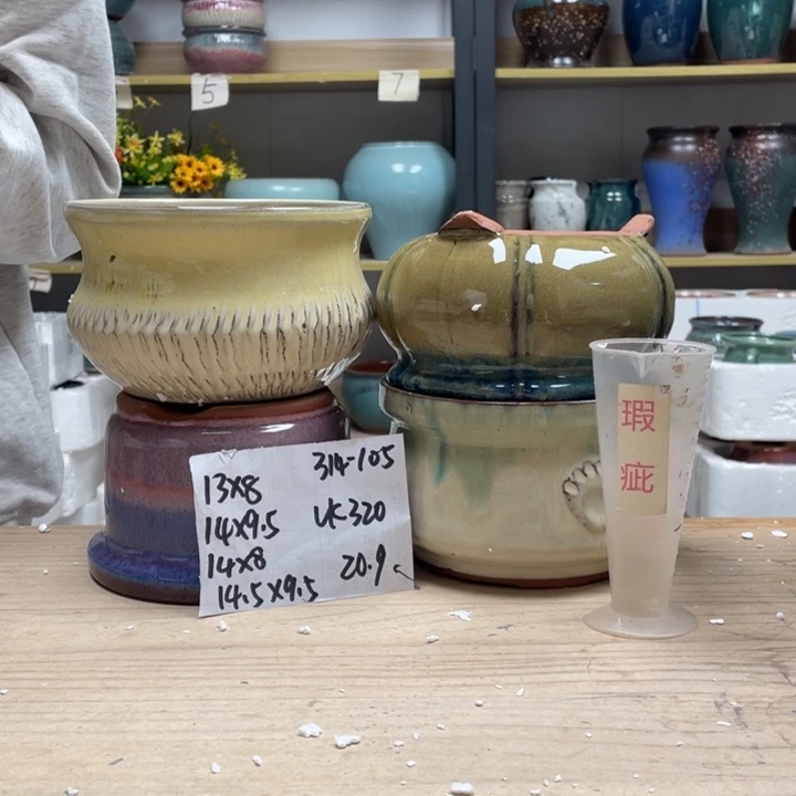 紫砂花盆多肉陶土花盆微瑕105