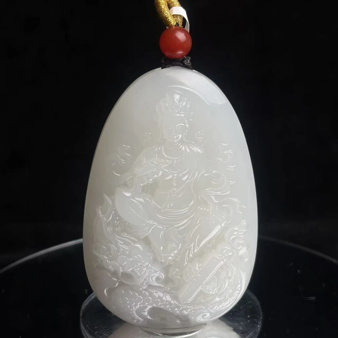 御龙观音玉佩A011