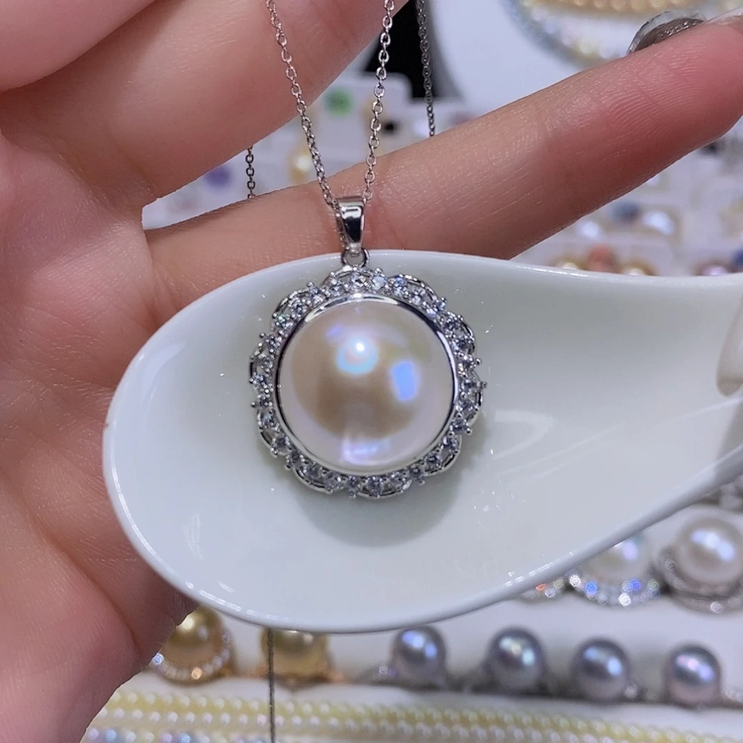 淡水珍珠合金颈饰